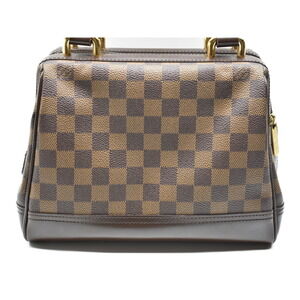 Louis Vuitton Damier Ebene Coated Knightsbridge Handbag Brown Canvas